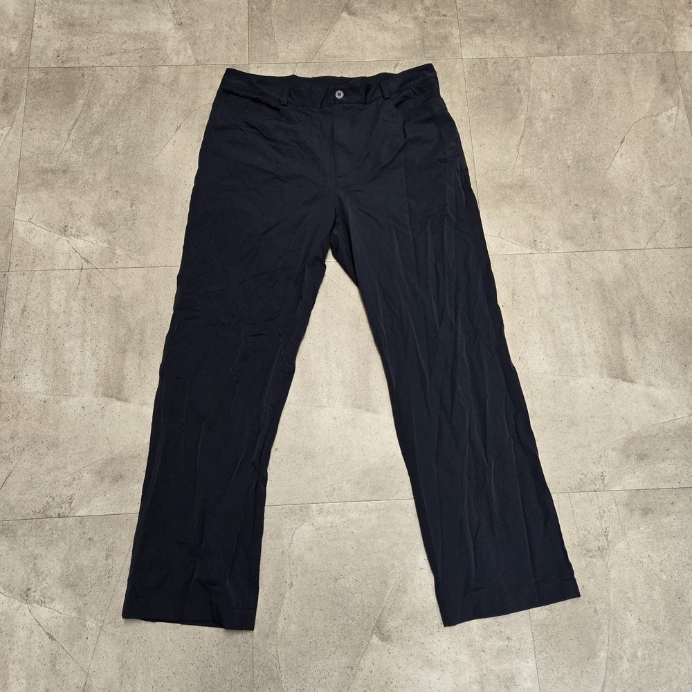 Under Armour  Performance‎ Pants Mens 36x32 Black Golf Straight Leg Dry Active